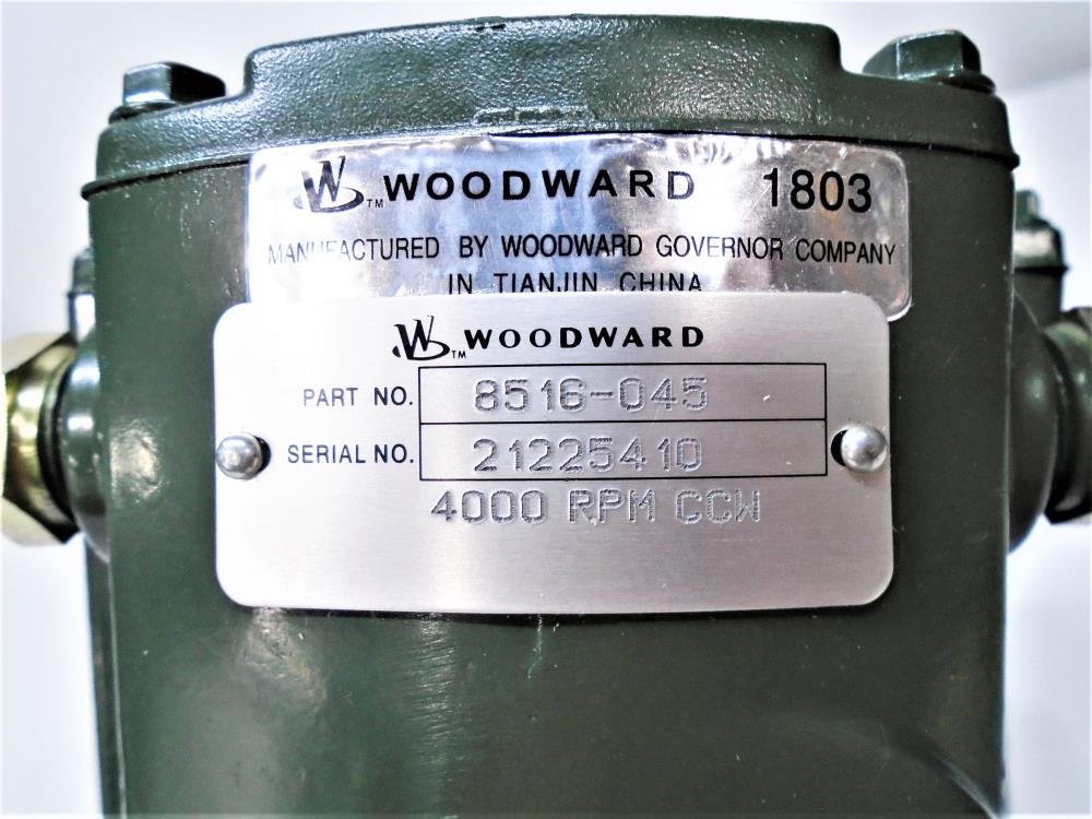 Woodward 8516-045 Governor 4000 RPM CCW